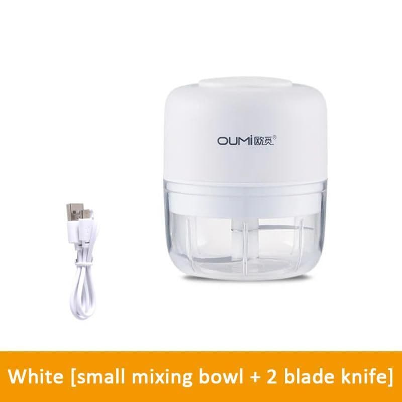 image-Portable Electric Garlic Cutter