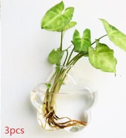 image-Fashion Wall Hanging Glass Flower Vase Terrarium Wall Fish Tank Aquarium Container Flower Planter Pots Home Garden Decoration