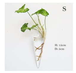 image-Fashion Wall Hanging Glass Flower Vase Terrarium Wall Fish Tank Aquarium Container Flower Planter Pots Home Garden Decoration