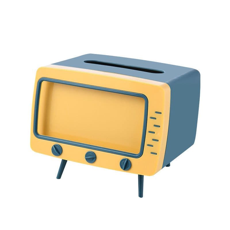 image-Creative Cute Cartoon Tissue Box Living Room Household Plastic Storage