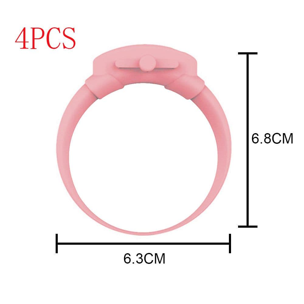 image-Portable Hand Sanitizer Disinfectant Bracelet Wearable Hand Wash Gel Dispenser