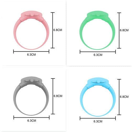 image-Portable Hand Sanitizer Disinfectant Bracelet Wearable Hand Wash Gel Dispenser
