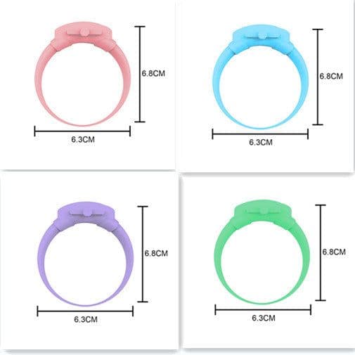 image-Portable Hand Sanitizer Disinfectant Bracelet Wearable Hand Wash Gel Dispenser
