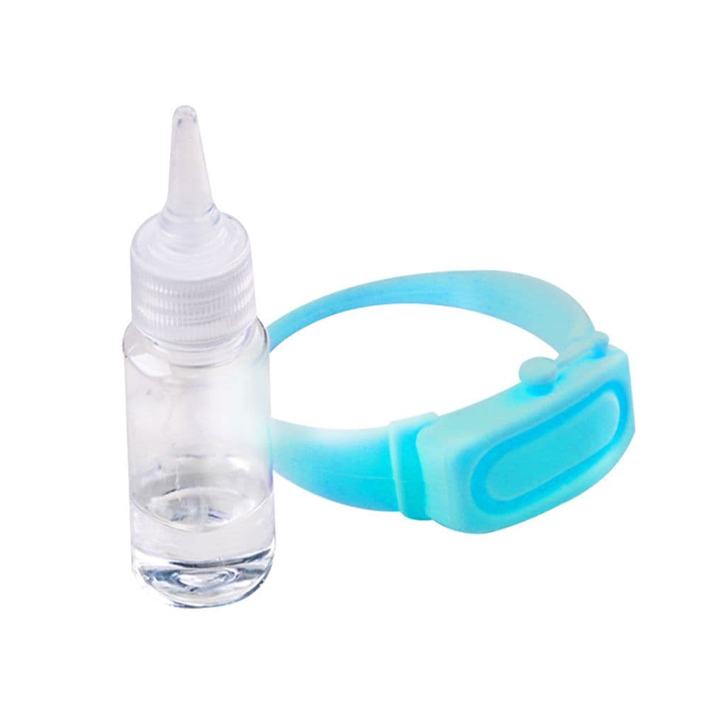 image-Portable Hand Sanitizer Disinfectant Bracelet Wearable Hand Wash Gel Dispenser