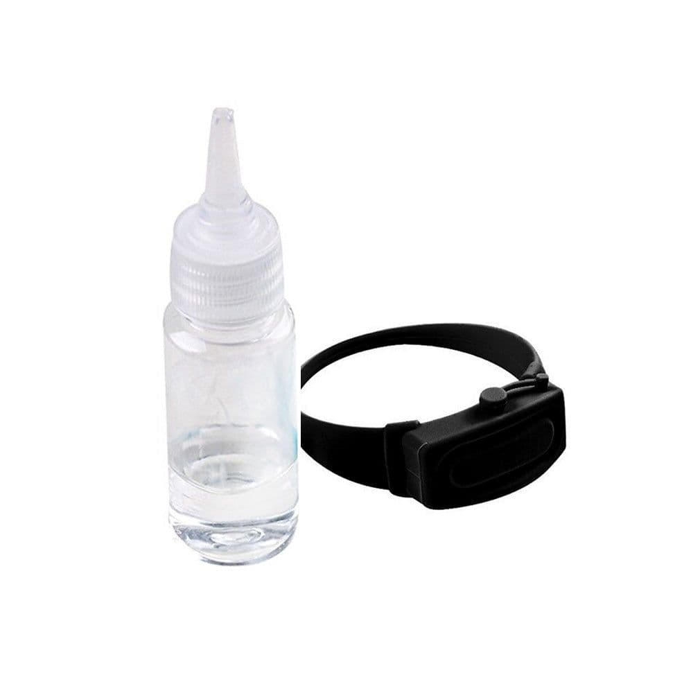 image-Portable Hand Sanitizer Disinfectant Bracelet Wearable Hand Wash Gel Dispenser