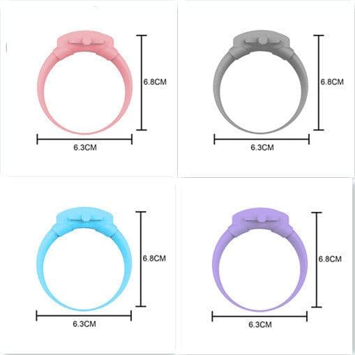 image-Portable Hand Sanitizer Disinfectant Bracelet Wearable Hand Wash Gel Dispenser