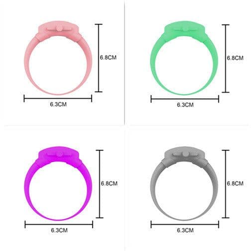 image-Portable Hand Sanitizer Disinfectant Bracelet Wearable Hand Wash Gel Dispenser