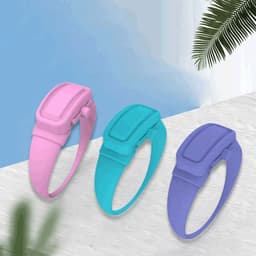 image-Portable Hand Sanitizer Disinfectant Bracelet Wearable Hand Wash Gel Dispenser