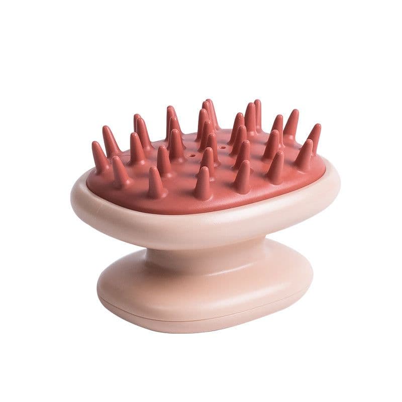 image-Silicone Head Body Scalp Massage Shampoo Brush Multiple Color Promote Blood Circulation