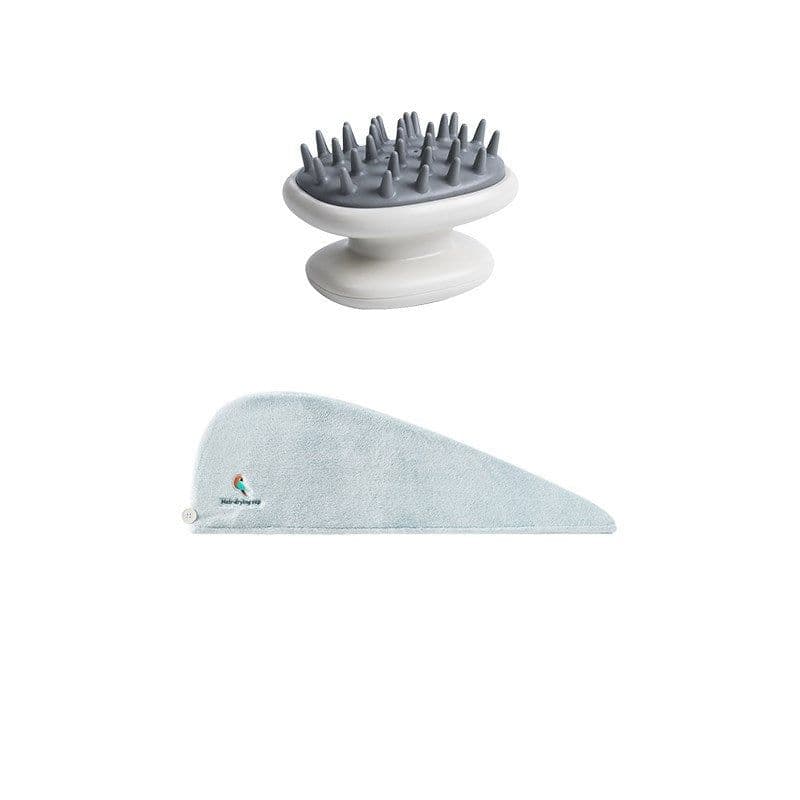 image-Silicone Head Body Scalp Massage Shampoo Brush Multiple Color Promote Blood Circulation