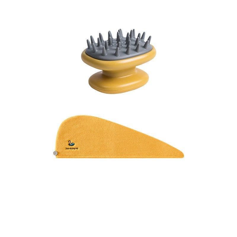 image-Silicone Head Body Scalp Massage Shampoo Brush Multiple Color Promote Blood Circulation
