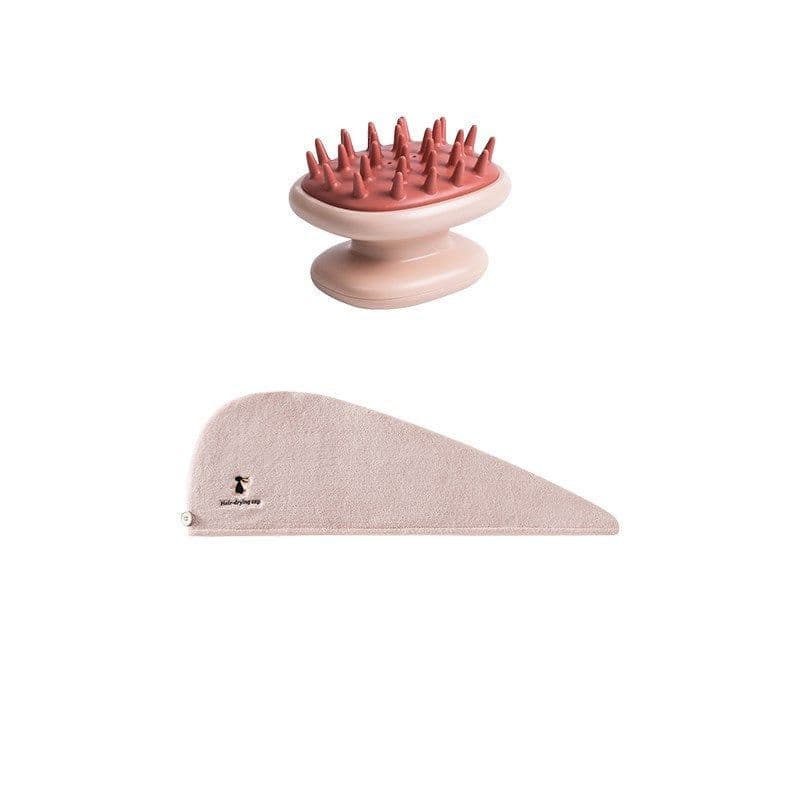 image-Silicone Head Body Scalp Massage Shampoo Brush Multiple Color Promote Blood Circulation