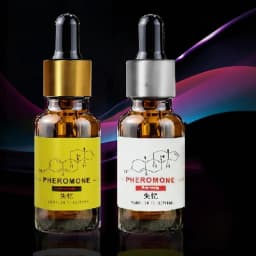 image-Men and women flirting sexy perfume