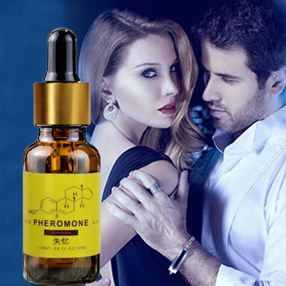 image-Men and women flirting sexy perfume