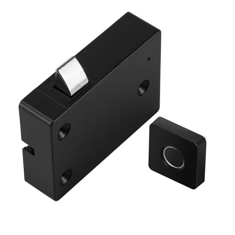 image-Intelligent Eletric Fingerprint Furniture Lock Cabinet Drawer Lock