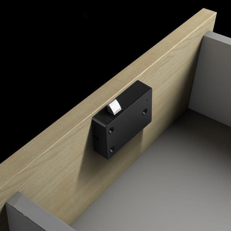 image-Intelligent Eletric Fingerprint Furniture Lock Cabinet Drawer Lock