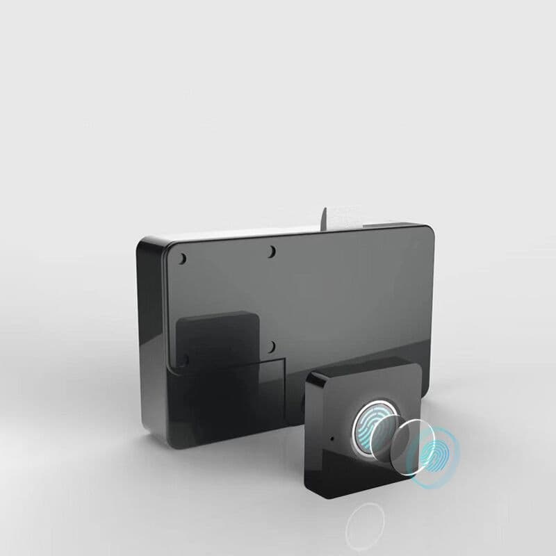 image-Intelligent Eletric Fingerprint Furniture Lock Cabinet Drawer Lock