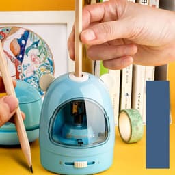 image-Electric Pencil Sharpener Eraser Table Vacuum Cleaner Students Stationery Office School Supplies