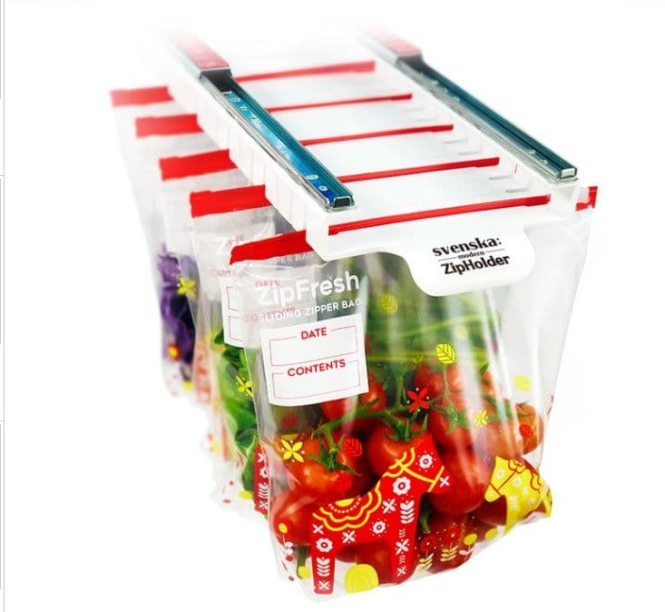 image-Household Storage Bag Storage Rail Rack Perforation-free Hanging Rack