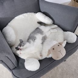 image-Super Cute Sheep Creative Carpet Home Pet Cartoon Entry Pad Sofa Cushion Warm Foot Floor Mat Home Decor