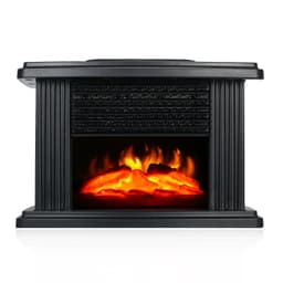 image-European Style Electric Fireplace Heater LED Flame Effect Stove 1000W With Remote Control