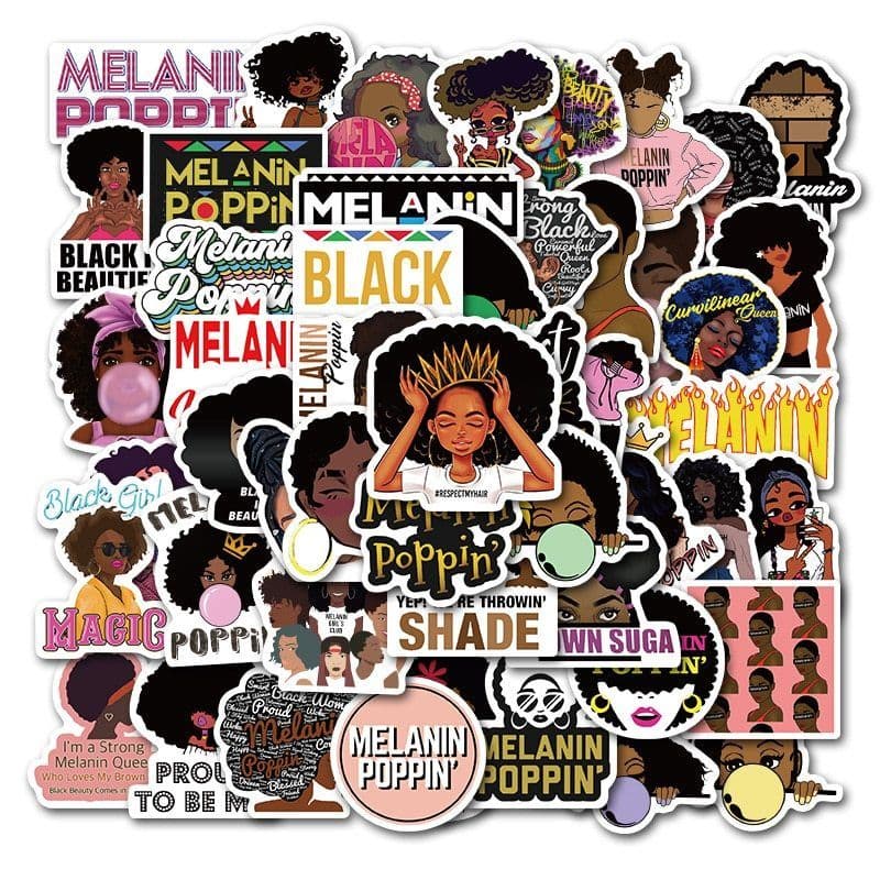 image-Motivational black girl sticker