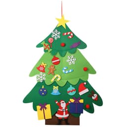image-DIY Felt Christmas Tree Window Decoration Pendant Gift for Kids