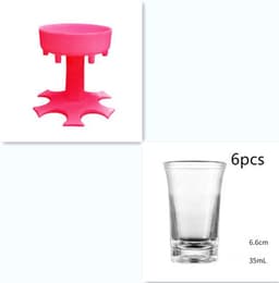 image-Wine Dispenser Wine Funnel 6-port Wine Dispenser Beverage Dispenser