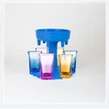 image-Wine Dispenser Wine Funnel 6-port Wine Dispenser Beverage Dispenser