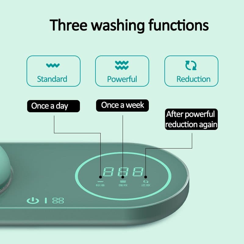 image-Ultrasonic Lens Cleaner Contact Lens Cleaning Machine Sonic Washing Case USB Charge