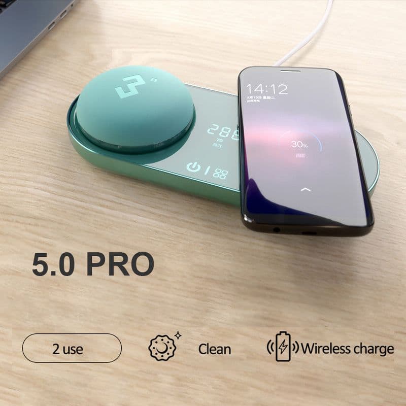 image-Ultrasonic Lens Cleaner Contact Lens Cleaning Machine Sonic Washing Case USB Charge