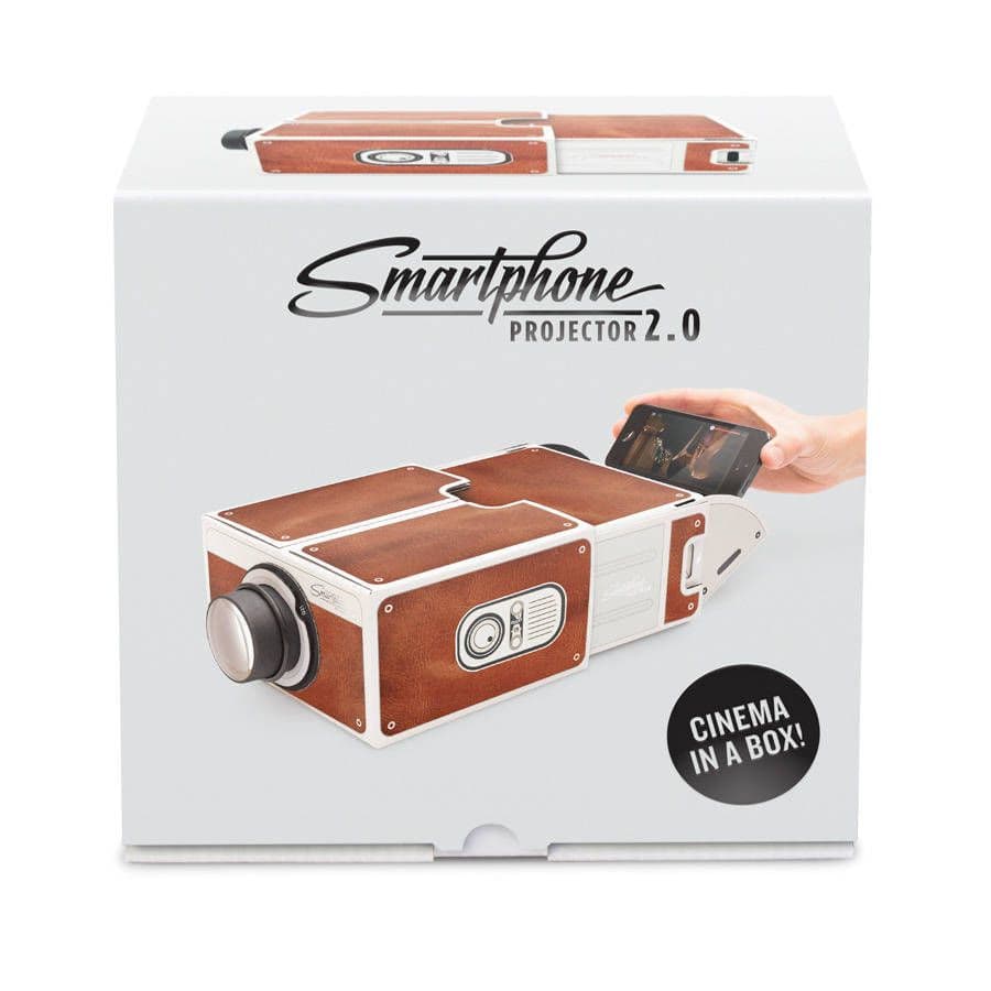 image-Mini Smart Phone Projector Portable Home Use DIY Cardboard Projector Family Entertainment Projective Device