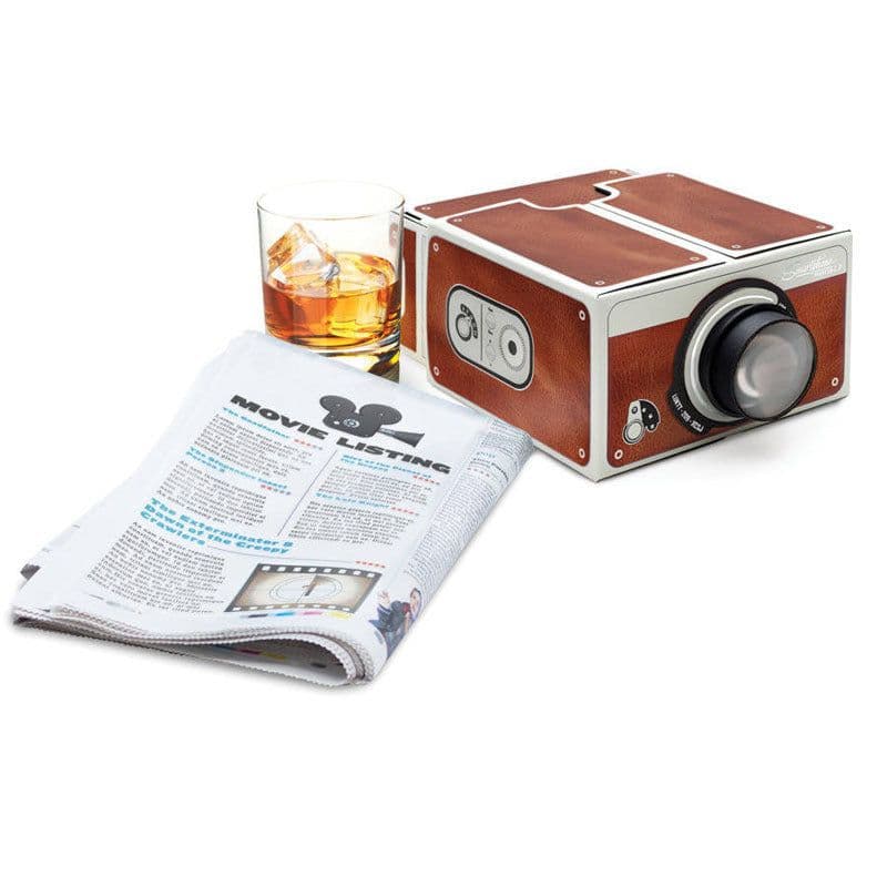 image-Mini Smart Phone Projector Portable Home Use DIY Cardboard Projector Family Entertainment Projective Device