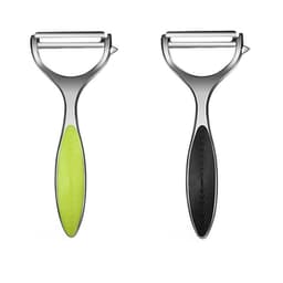 image-Stainless steel peeler and scraper
