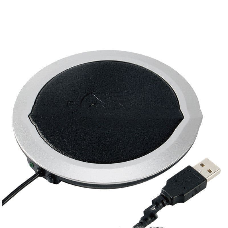 image-USB Powered Cup Warmer Mat Pad For Coffee Tea Beverage Drink Heating Cup Mat Tea Coffee Cup Mug Mat Creative New Year Gift