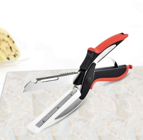 image-Multifunctional two-in-one kitchen scissors