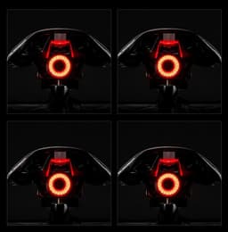 image-Bicycle Smart Auto Brake Sensing Light IPx6 Waterproof LED Charging Cycling Taillight Bike Rear Light Accessories