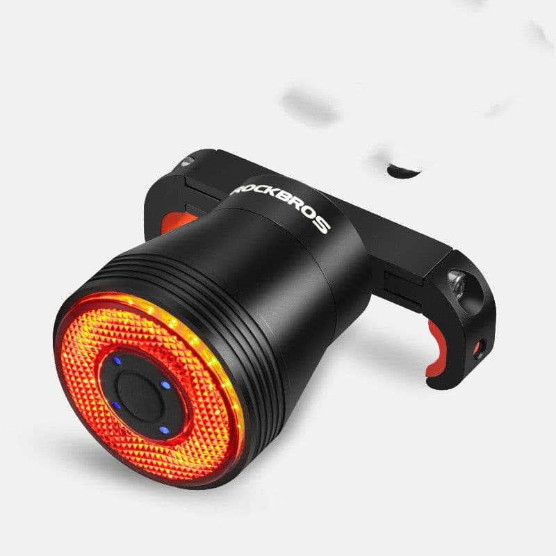 image-Bicycle Smart Auto Brake Sensing Light IPx6 Waterproof LED Charging Cycling Taillight Bike Rear Light Accessories