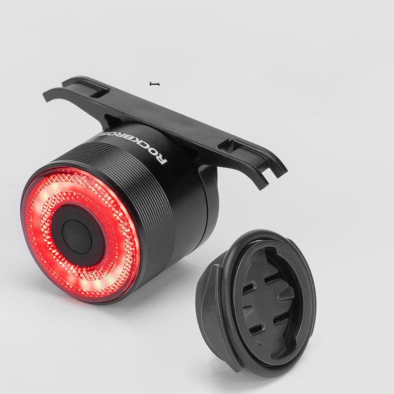 image-Bicycle Smart Auto Brake Sensing Light IPx6 Waterproof LED Charging Cycling Taillight Bike Rear Light Accessories