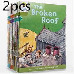 image-Oxford Reading Tree English Books Level 1-9 Picture Bed Story Sleeping Richer Helping Learning Educational Toys For Kids Moms