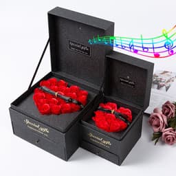 image-New Year gift box February 14 Valentine's Day lipstick gift box Music packaging box perfume packaging box gift box flower box