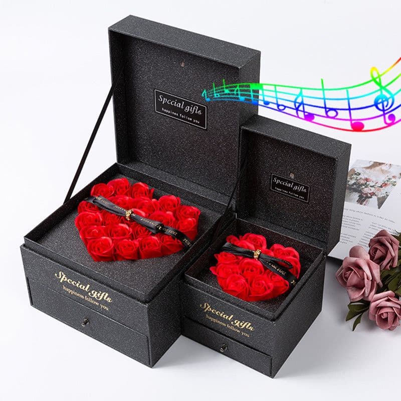 image-New Year gift box February 14 Valentine's Day lipstick gift box Music packaging box perfume packaging box gift box flower box