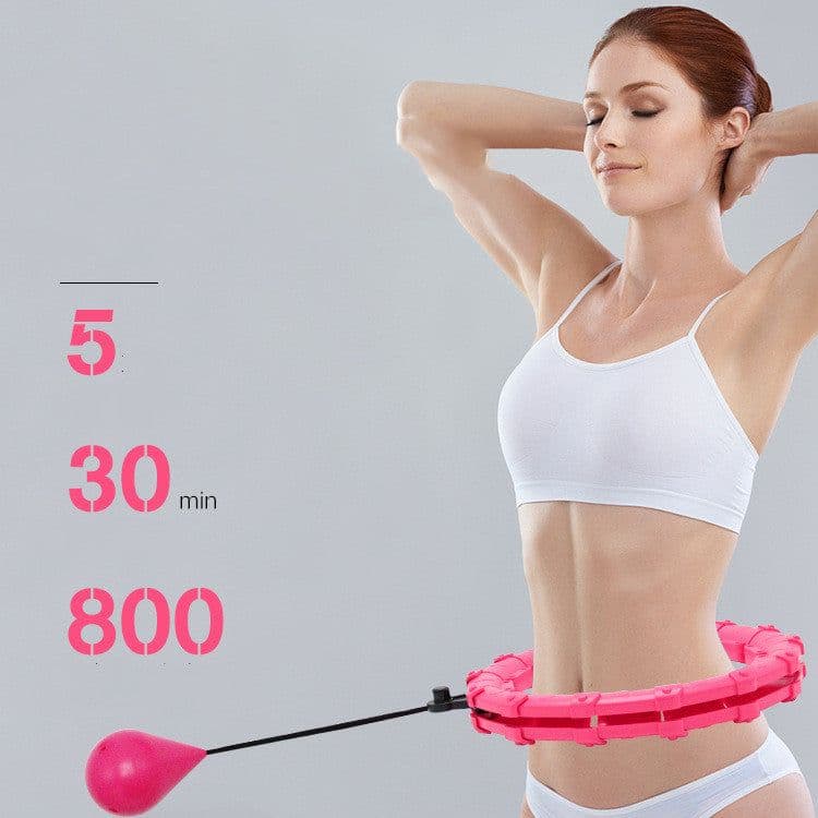 image-Fitness Ring Adjustable Sport Hoops Abdominal Thin Waist Exercise Detachable Massage Fitness Hoops Gym Home Training Weight Loss