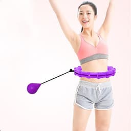 image-Fitness Ring Adjustable Sport Hoops Abdominal Thin Waist Exercise Detachable Massage Fitness Hoops Gym Home Training Weight Loss