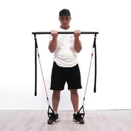 image-Pilates Bar Kit With Resistance Bands Portable Home Gym Workout Equipment Perfect Stretched Fusion Exercise Bar And Bands