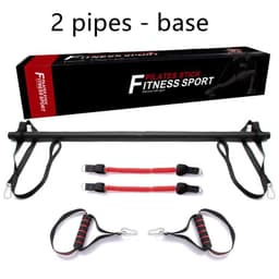 image-Pilates Bar Kit With Resistance Bands Portable Home Gym Workout Equipment Perfect Stretched Fusion Exercise Bar And Bands