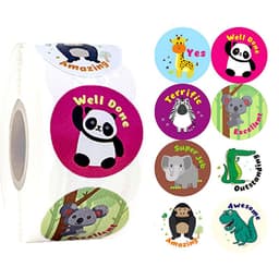 image-Cute Animal Label Reward Encourage Children Motivational Sticker