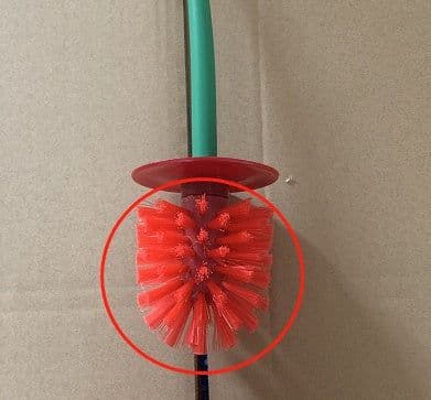 image-Long Handle Soft Hair Household Toilet Brush Cherry Toilet Brush Daily Necessities Creative Plastic Cleaning Brush Toilet Brush Set