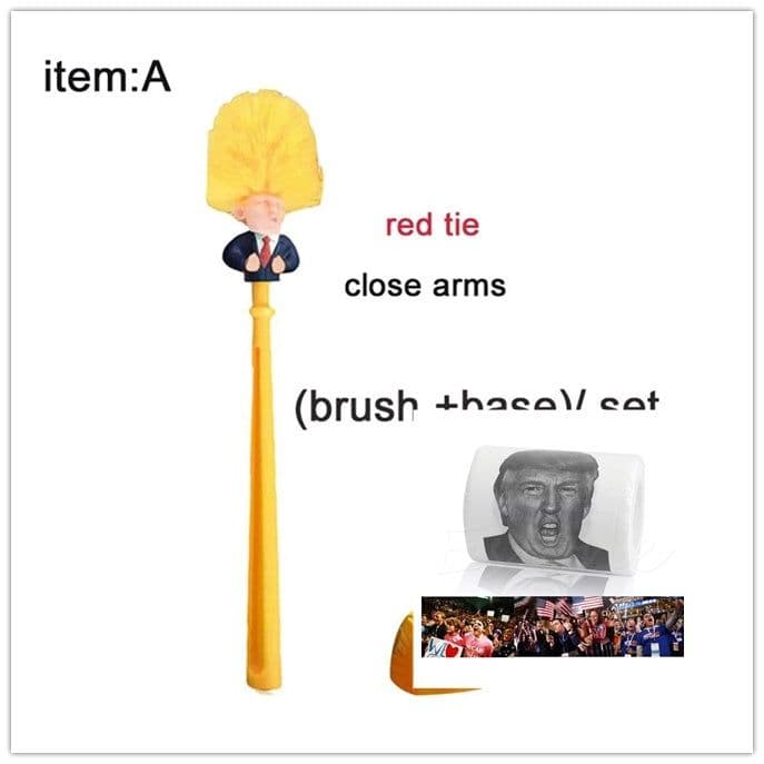 image-Funny Donald Trump Toilet Brush