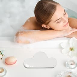 image-Rainbow Cloud Salt Essential Oil Bathing Ball Bubble Exfoliating Moisturizing Skin Care Props Natural Bubble Bath Bombs Ball